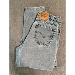 Vintage Levi's 550 Jeans Men's 33x28 Light Wash Made USA Relaxed Tapered 90's